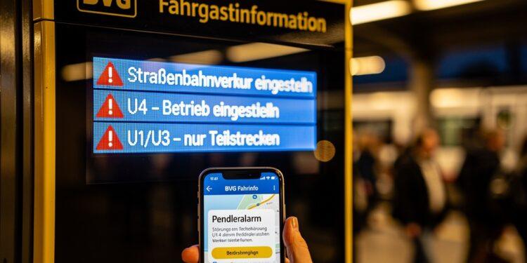 BVG Störung aktuell: Tram eingestellt, U-Bahn unterbrochen