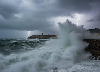 Catania unter Wasser Zyklon Harry verwüstet Sizilien