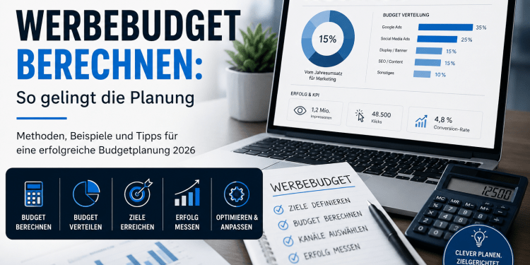 Werbebudget berechnen: So gelingt die Planung 1 Werbebudget berechnen mit Budgetplanung, Google Ads Beratung, Kanalverteilung und Erfolgsmessung für Marketingkampagnen 2026