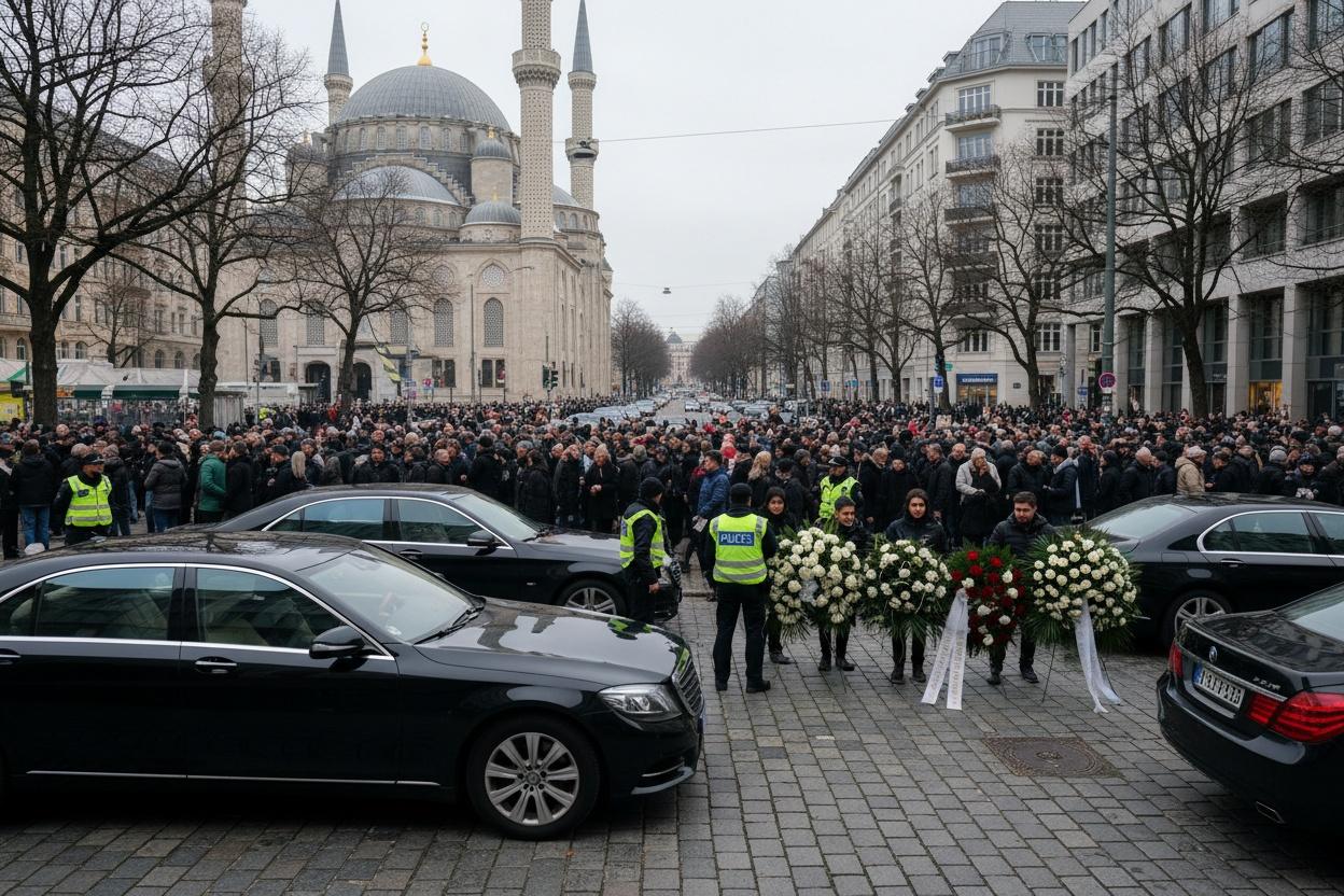 Clan-Beerdigung Berlin: Polizei-Großeinsatz in Neukölln heute 2 Ablauf der Clan-Beerdigung Berlin