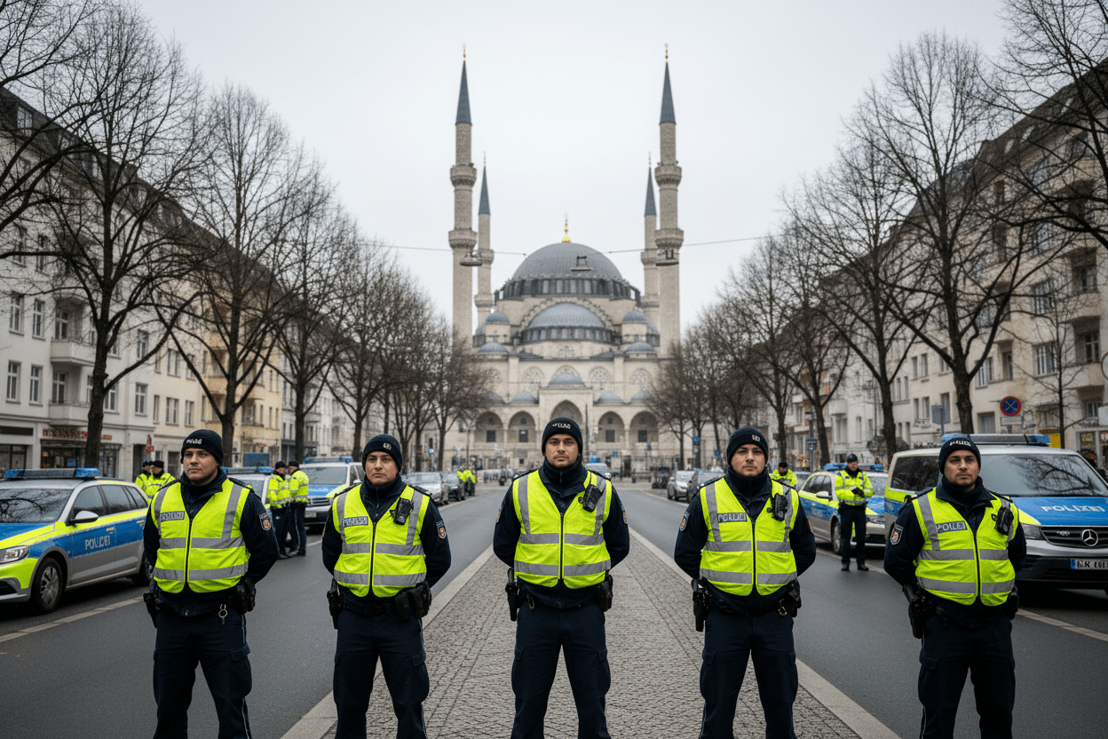 Clan-Beerdigung Berlin: Polizei-Großeinsatz in Neukölln heute 3 Großes Polizeiaufgebot bei Clan-Beerdigung Berlin