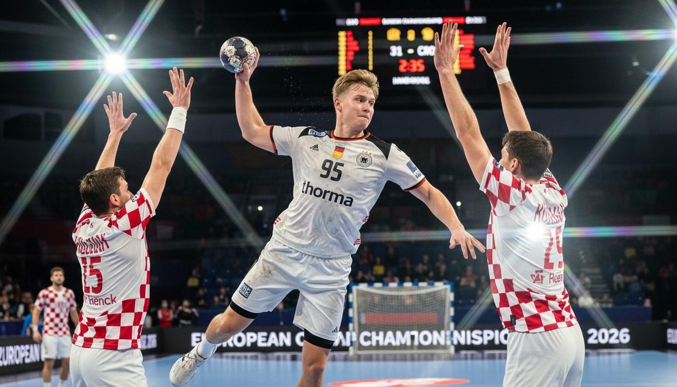 Deutschland gegen Kroatien: Handball-EM 2026 Halbfinale heute live 3 Direkter Vergleich: Kroatien hat die bessere Bilanz