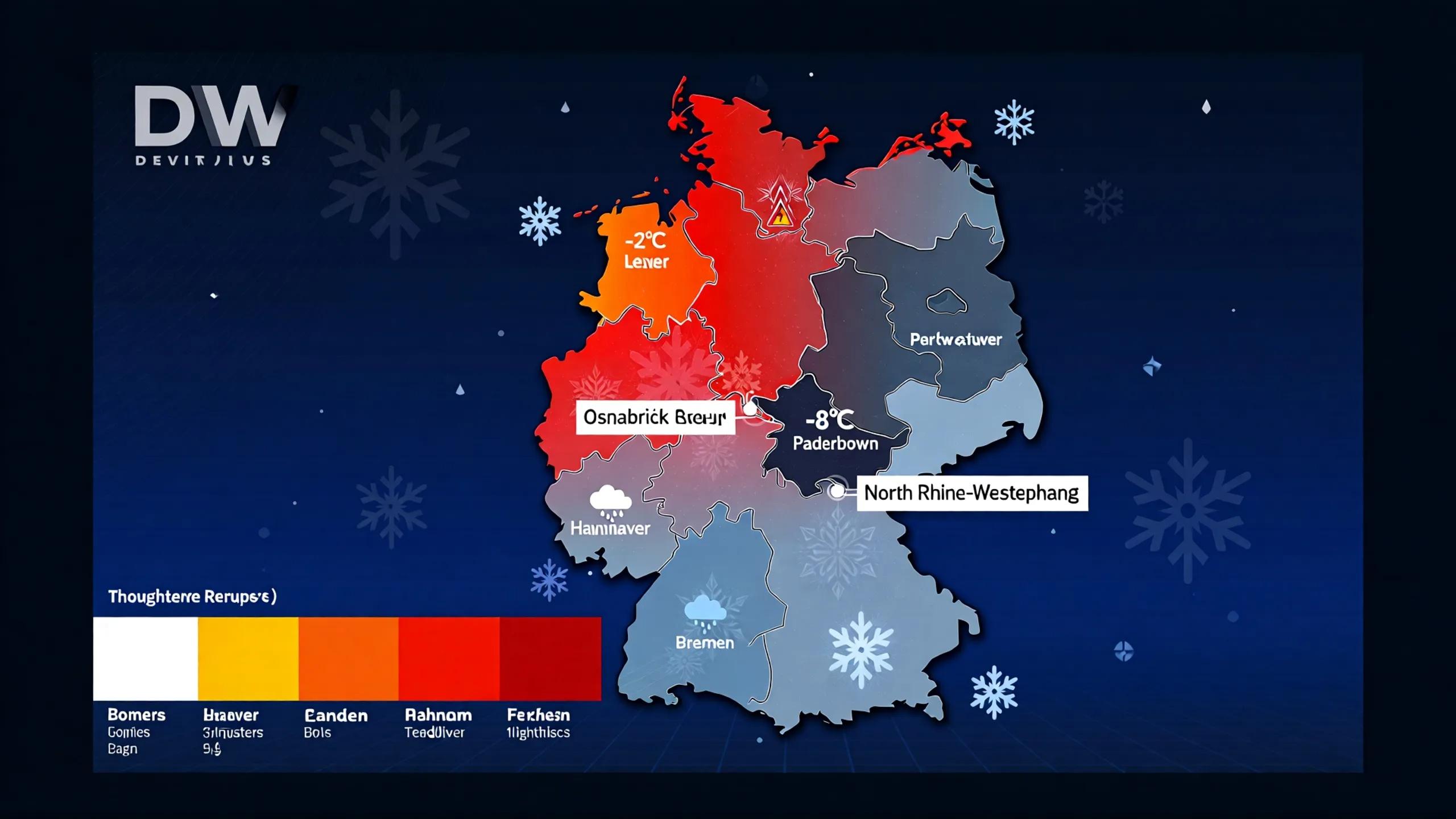 Welche Landkreise sind von der Eis-Warnung betroffen?