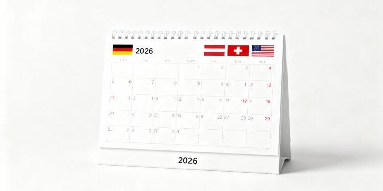 Gesetzliche Feiertage 2026