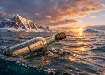 Flaschenpost Antarktis 15.000 km Reise endet mit Antwort