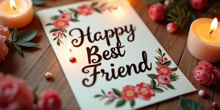 Geburtstagsgrüße beste Freundin-Titel