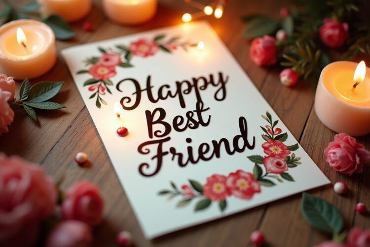 Geburtstagsgrüße beste Freundin-Titel