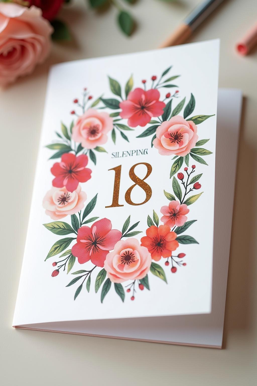 Geburtstagswuensche 18. Geburtstag outline 6