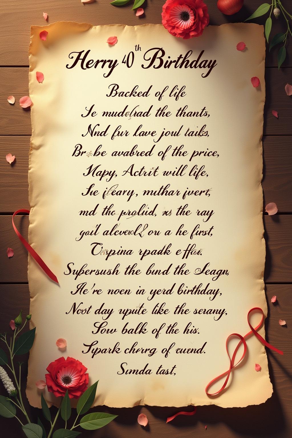 Die 8 schönsten Geburtstagswünsche 40. Geburtstag 5 Geburtstagswuensche 40. Geburtstag outline 4