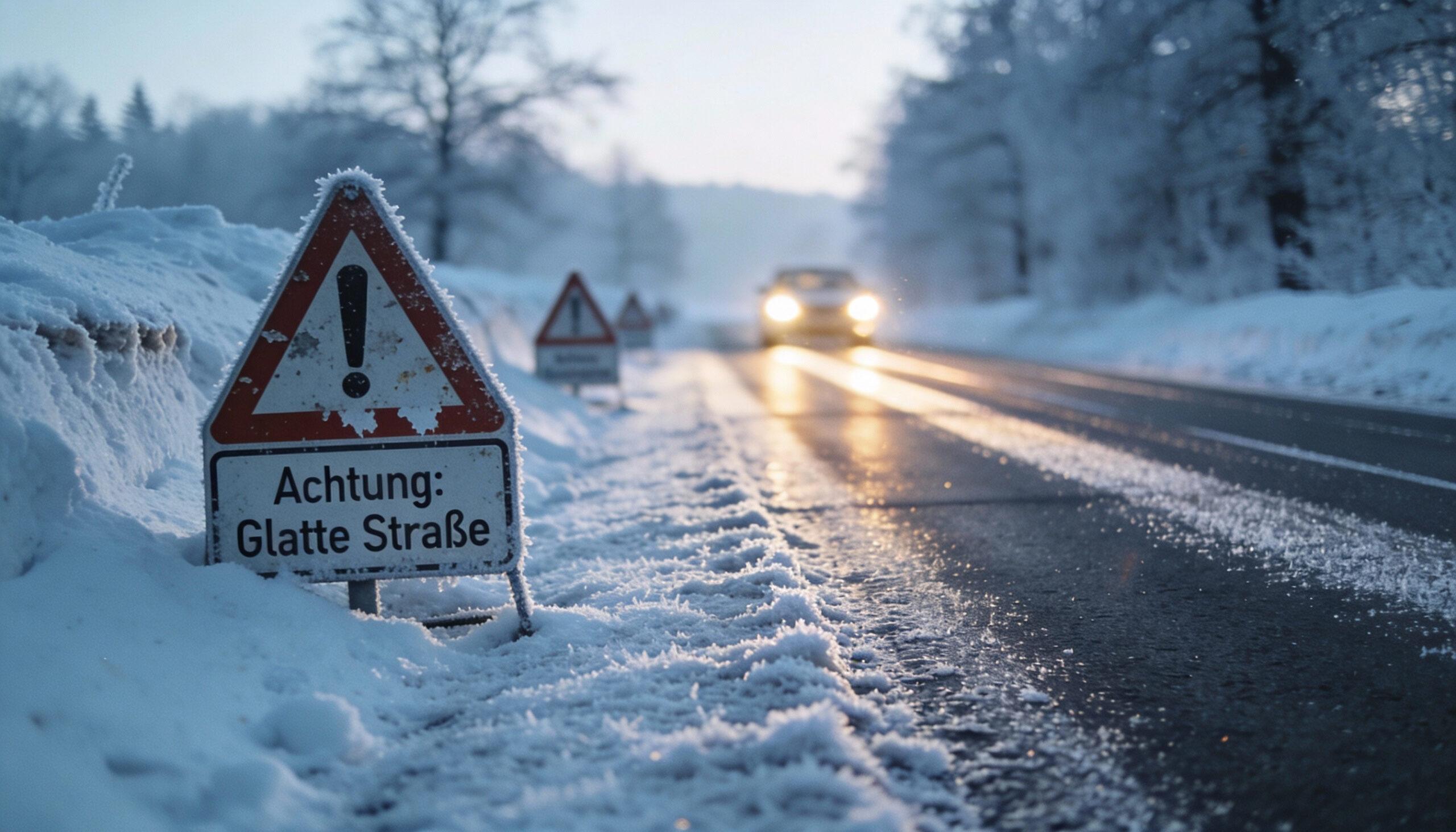 Welche Regionen sind von der Glättewarnung betroffen?