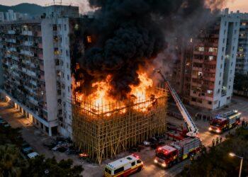 Hongkong Hochhausbrand: Mindestens 13 Tote in Wang Fuk Court