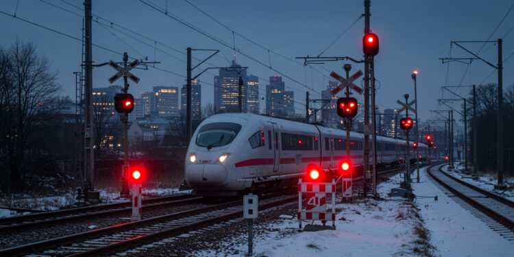 ICE Dortmund Unfall: Auto auf Gleisen – Schranke umfahren