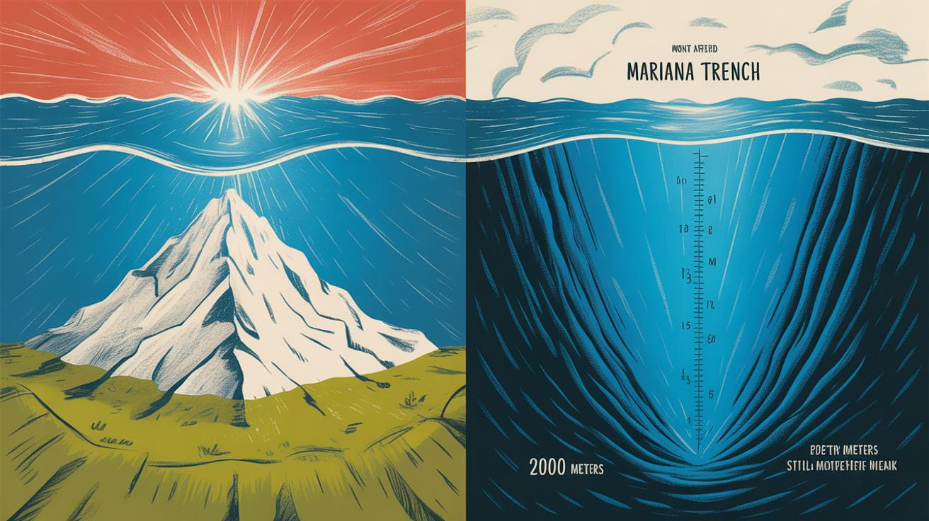 Marianengraben: Tiefe, Fakten & Geheimnisse der Tiefsee 4 Die tiefsten Stellen der Weltmeere im Vergleich