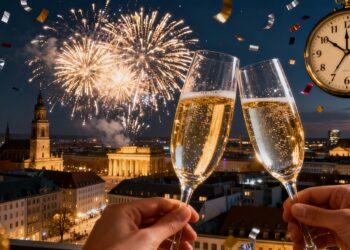 Neujahr 2026 am Donnerstag, den 1. Januar