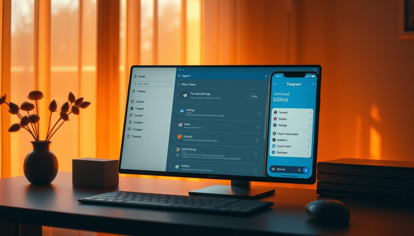 Optimierung der Einstellungen in Telegram