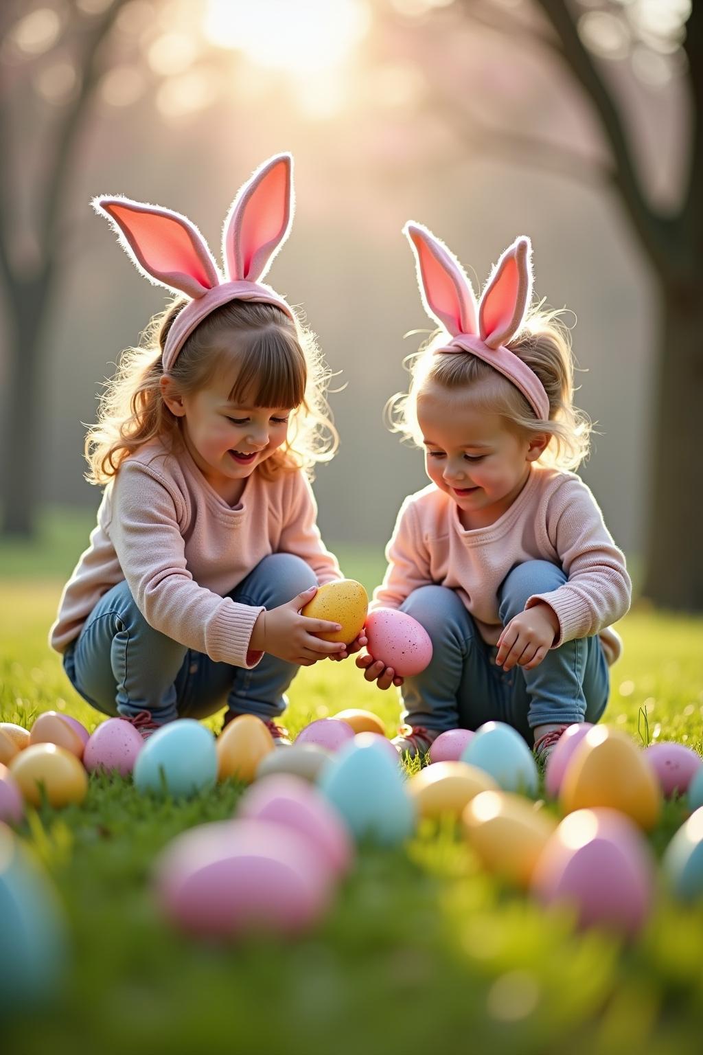 Schönsten Ostergrüße Kinder