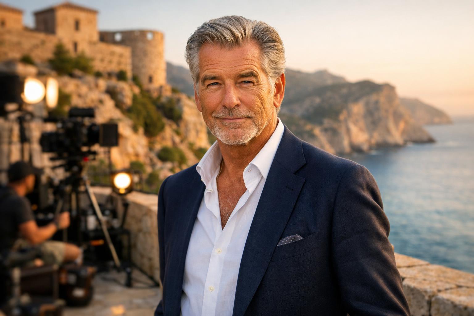 Pierce Brosnan dreht auf Mallorca: Sa Fortalesa als Filmkulisse