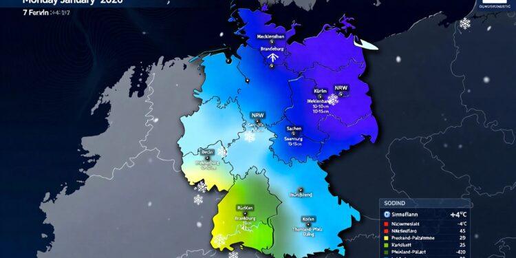 Schneechaos Montag Meteorologen warnen vor Glätte am 27. Januar