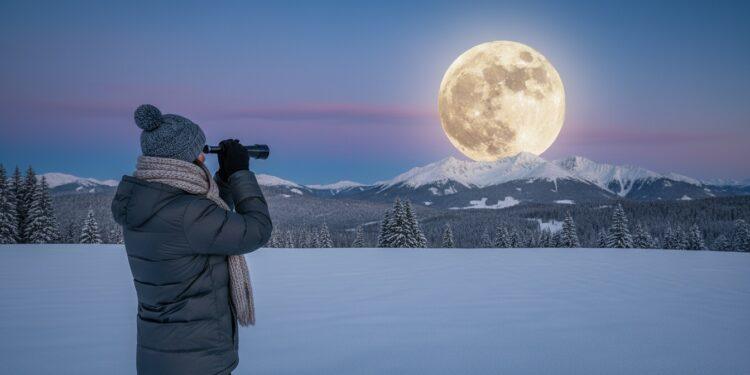 Schneemond 2026: Der Vollmond im Februar leuchtet im seltenen Sternbild Krebs