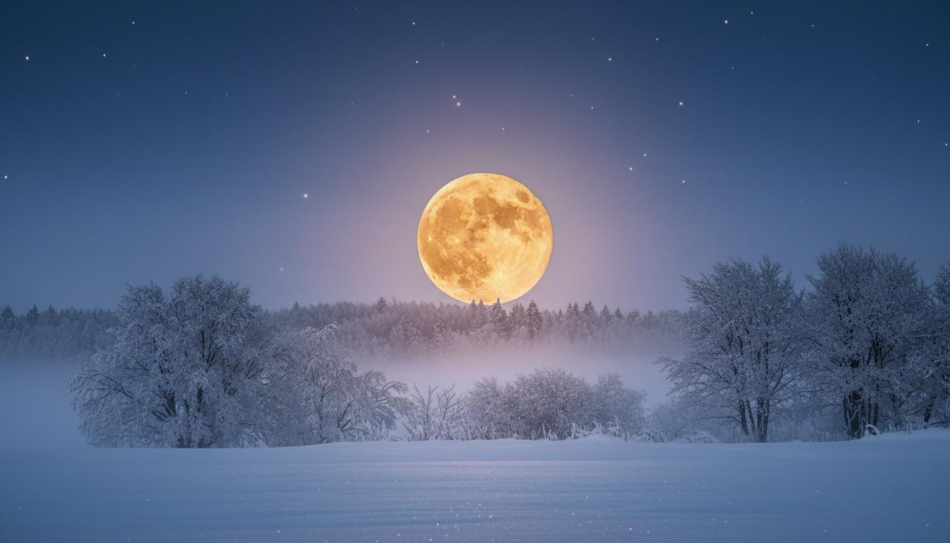 Schneemond 2026 im Sternbild Krebs: Eine seltene Konstellation