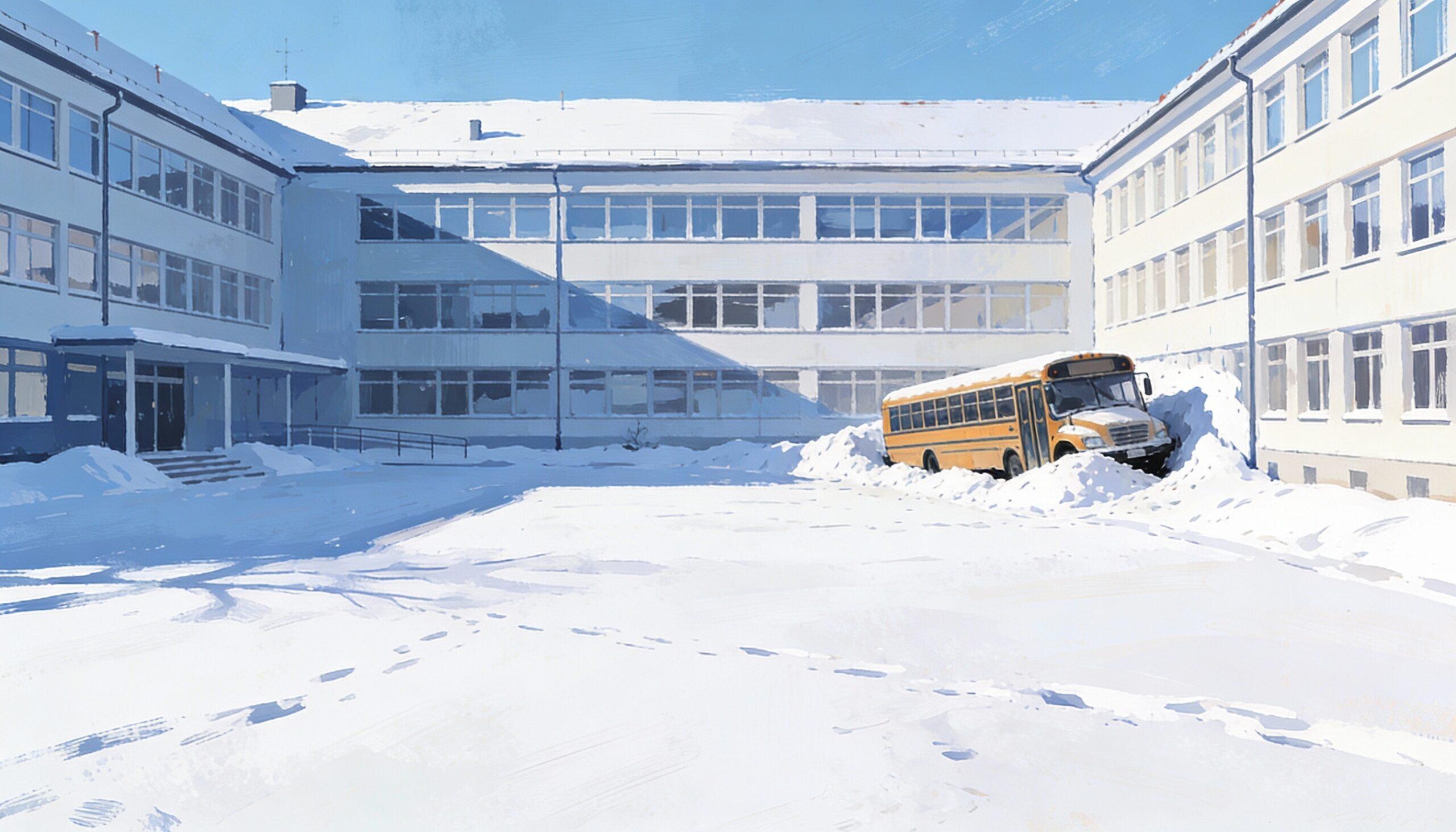 Schulausfall Muenchen wegen Schnee scaled