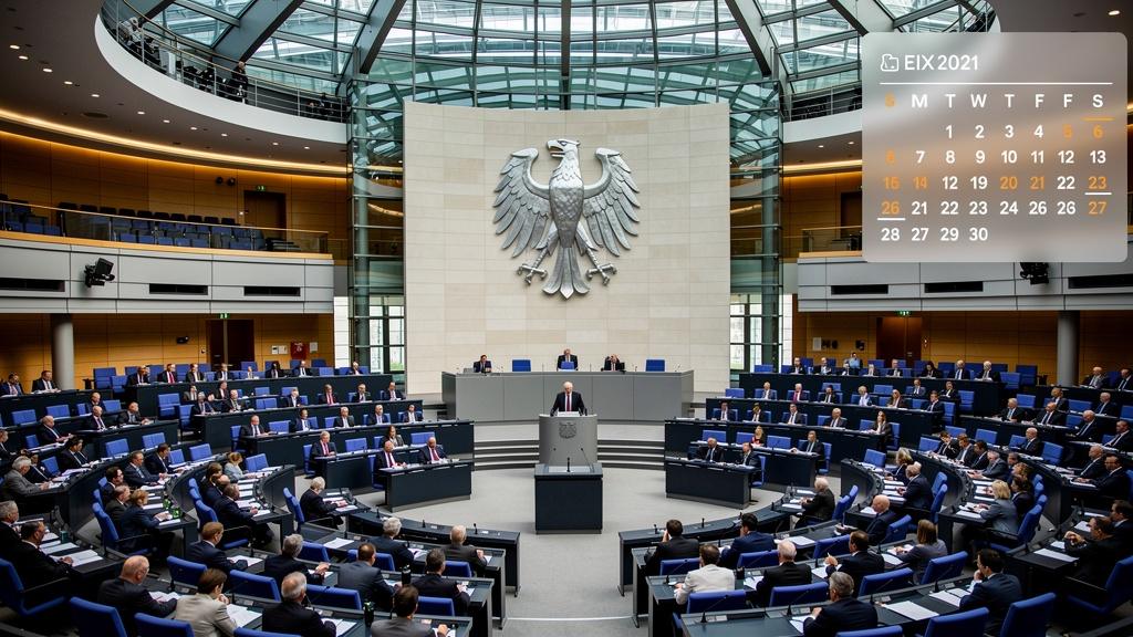 Sitzungswochen Bundestag 2026: Alle Termine im Überblick 3 So läuft eine typische Sitzungswoche Bundestag 2026 ab