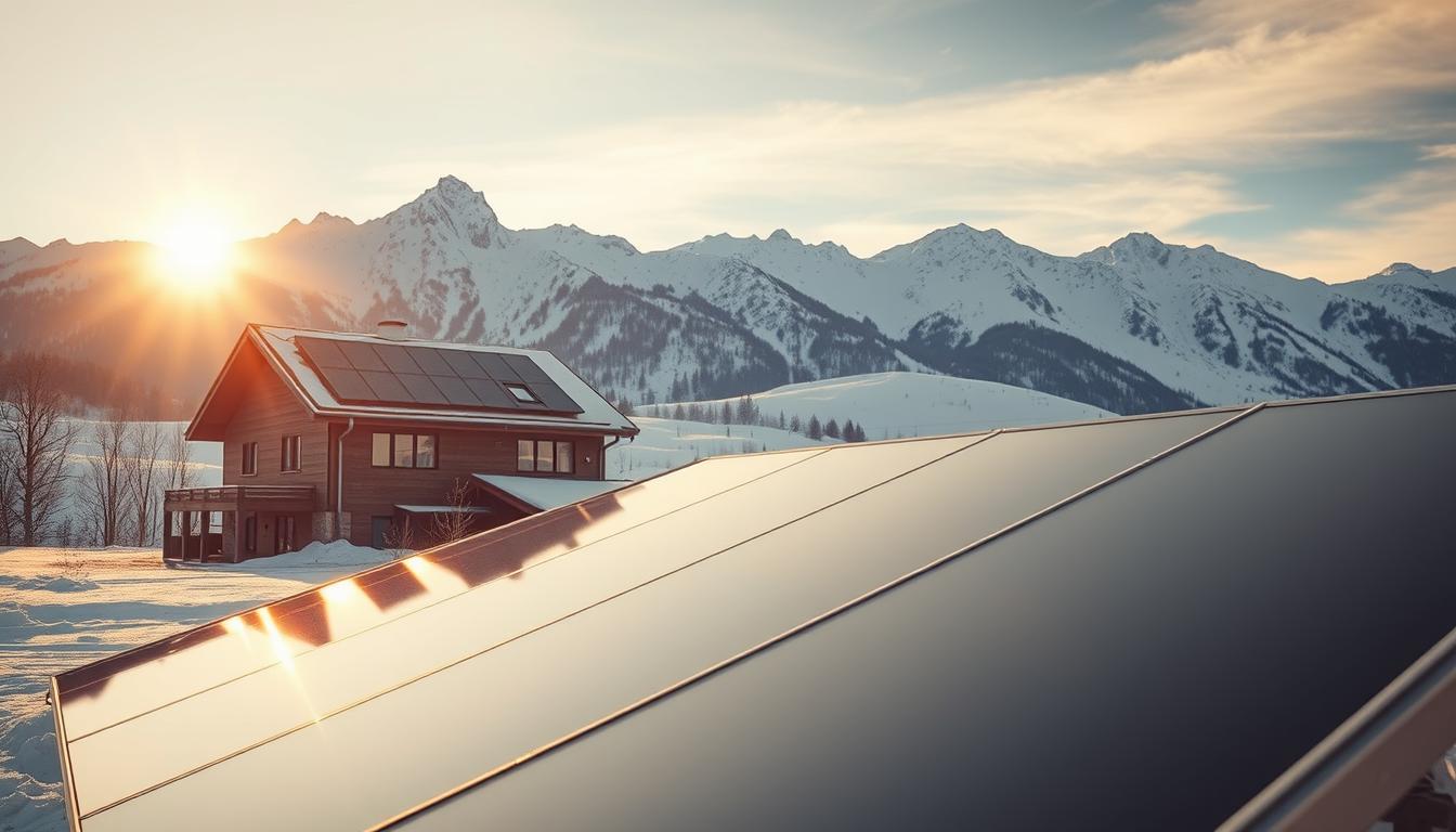 Solarthermie im Winter Technologie