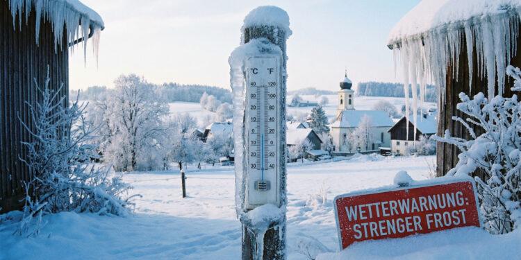 Strenger Frost: DWD warnt vor bis zu minus 17 Grad