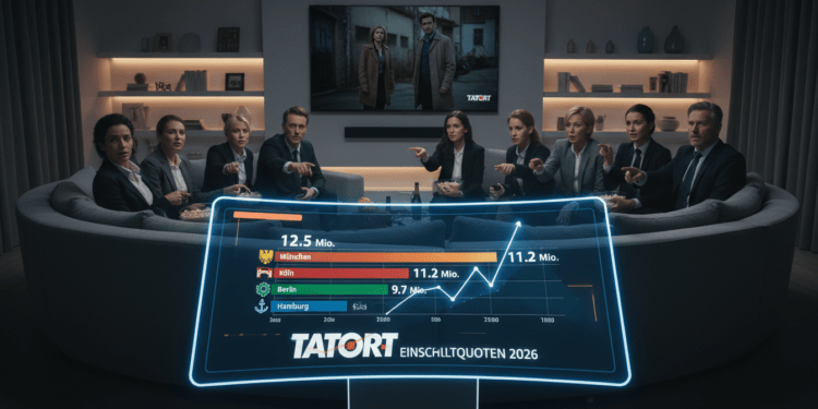 Tatort Einschaltquoten 2026: Die beliebtesten Teams im Ranking 1 Tatort Einschaltquoten