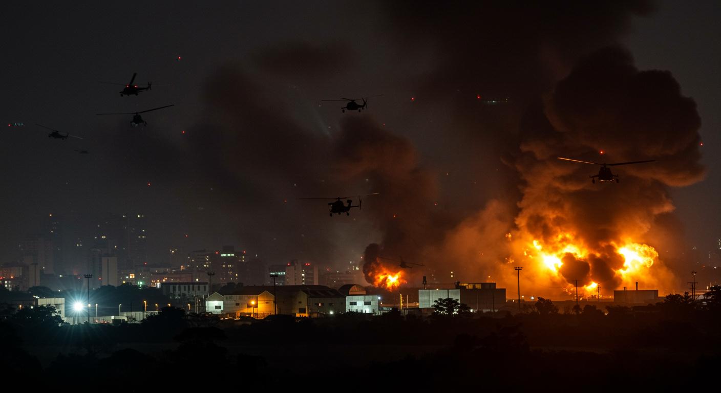 USA greifen Venezuela an Trump bestätigt Militäreinsatz