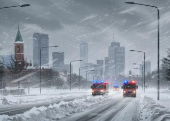 Unwetterwarnung Schneesturm Elli: DWD ruft Alarmstufe Rot aus – alle Infos