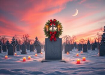 Weihnachtsgedenken für verstorbene Angehörige