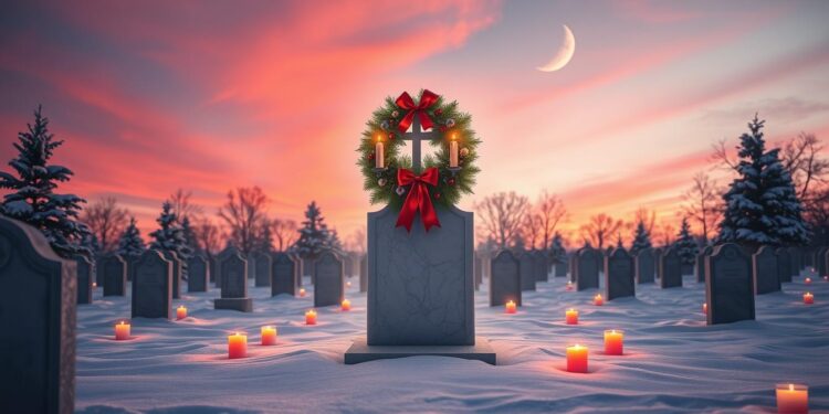 Weihnachtsgedenken für verstorbene Angehörige