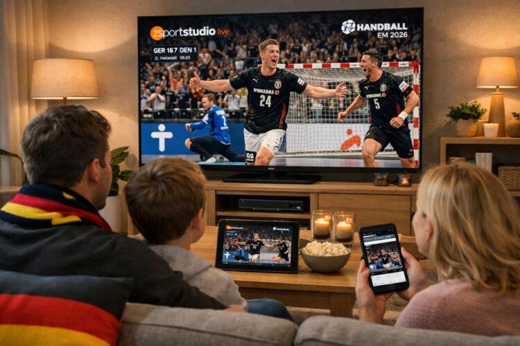 ZDF Live Handball: EM 2026 kostenlos im Stream schauen
