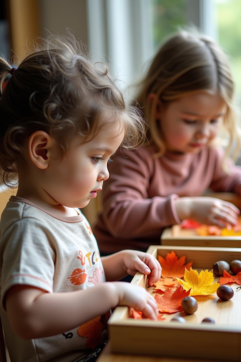 aktionstabletts kindergarten herbst outline 8