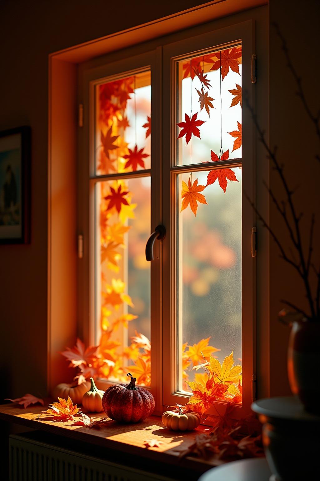 bastelideen herbst outline 4