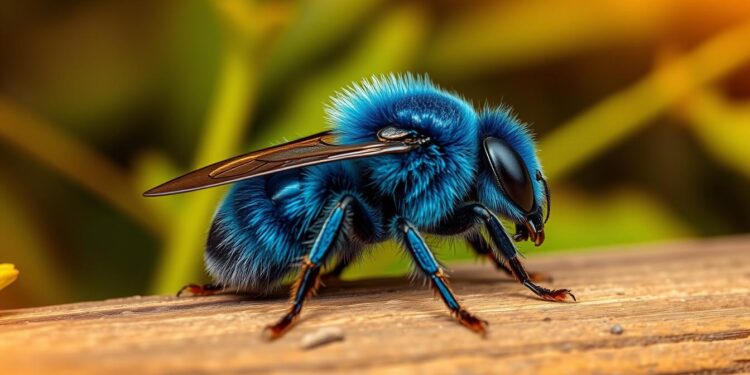 blaue holzbiene gefährlich