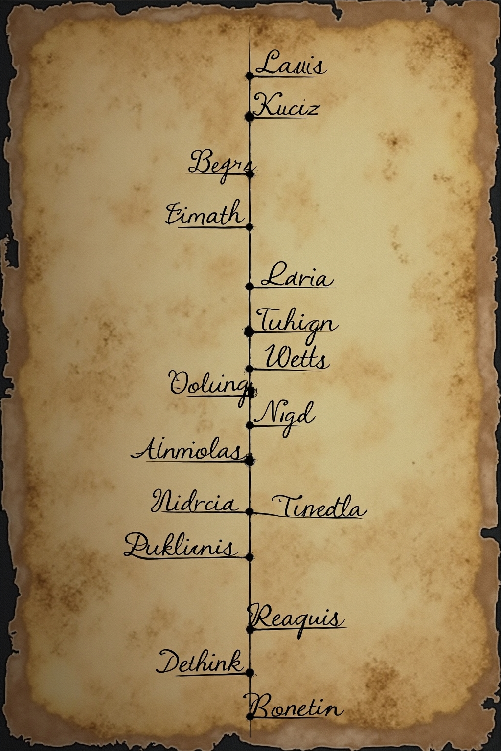 coole namen outline 3