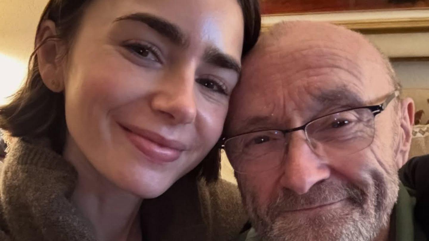 Stars + Familie: Lily Collins widmet ihrem Papa rührende Worte