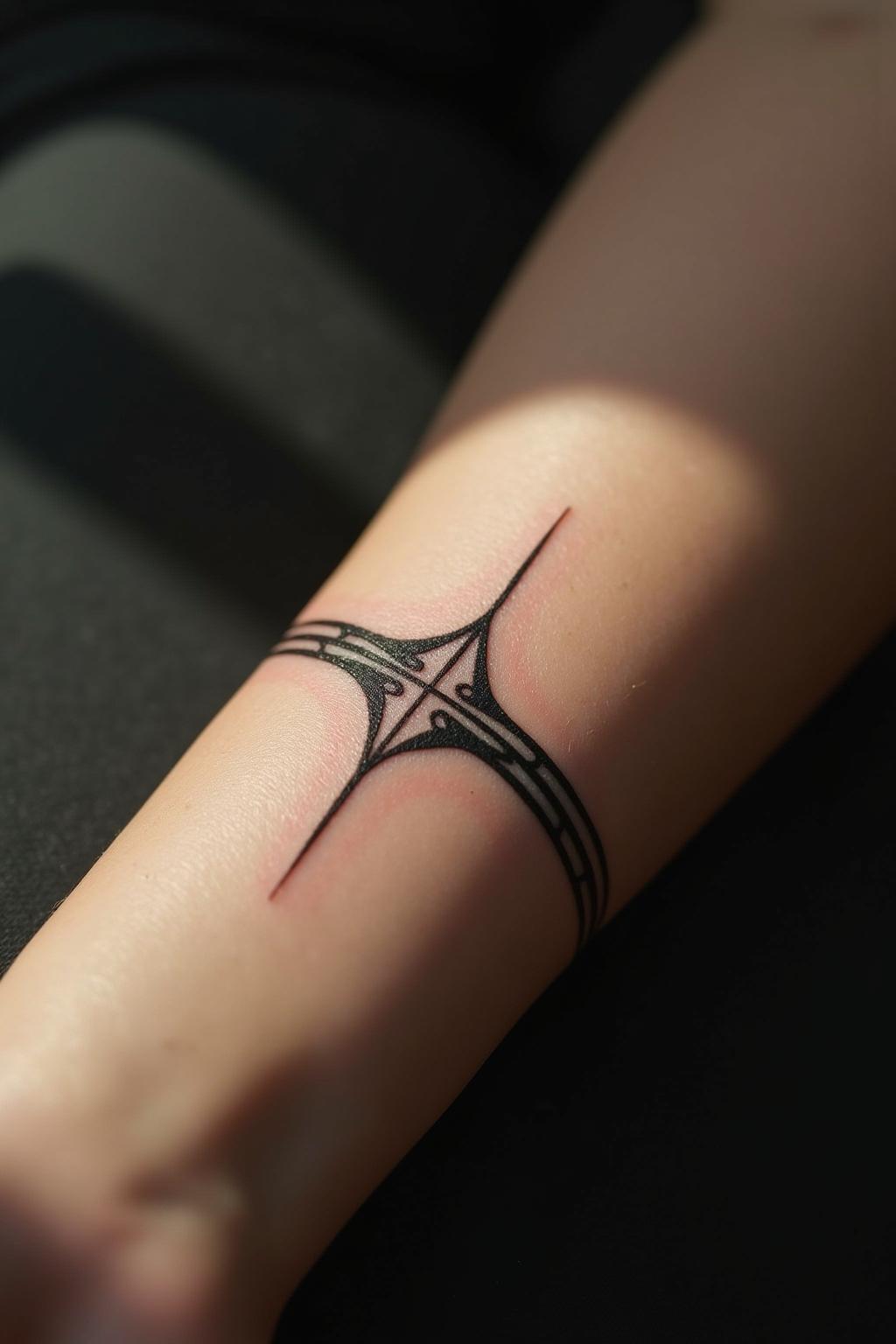 Fineline Tattoo Unterarm