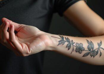 fineline tattoo unterarm-Titel