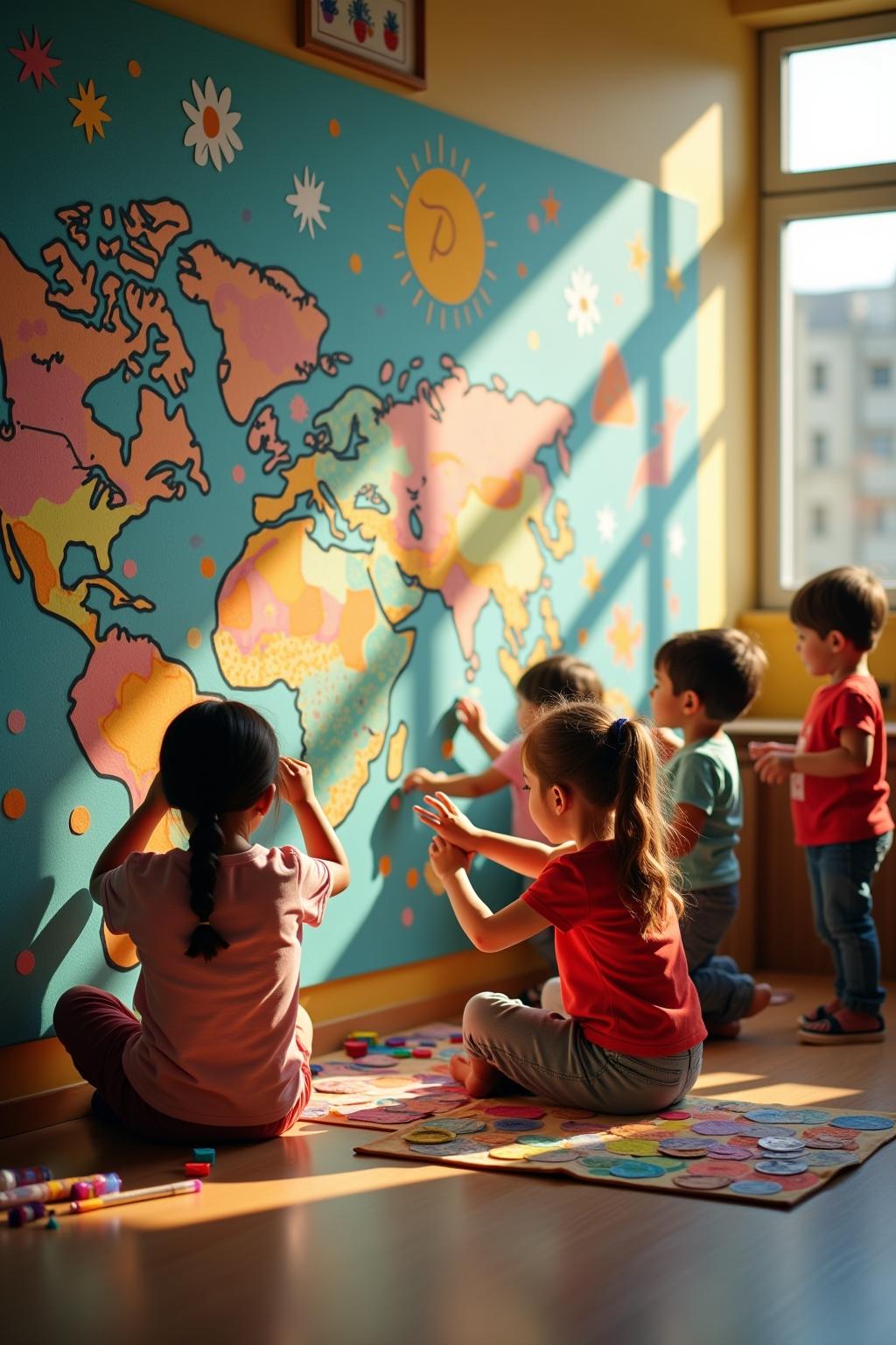 gemeinschaftsbild kindergarten outline 5