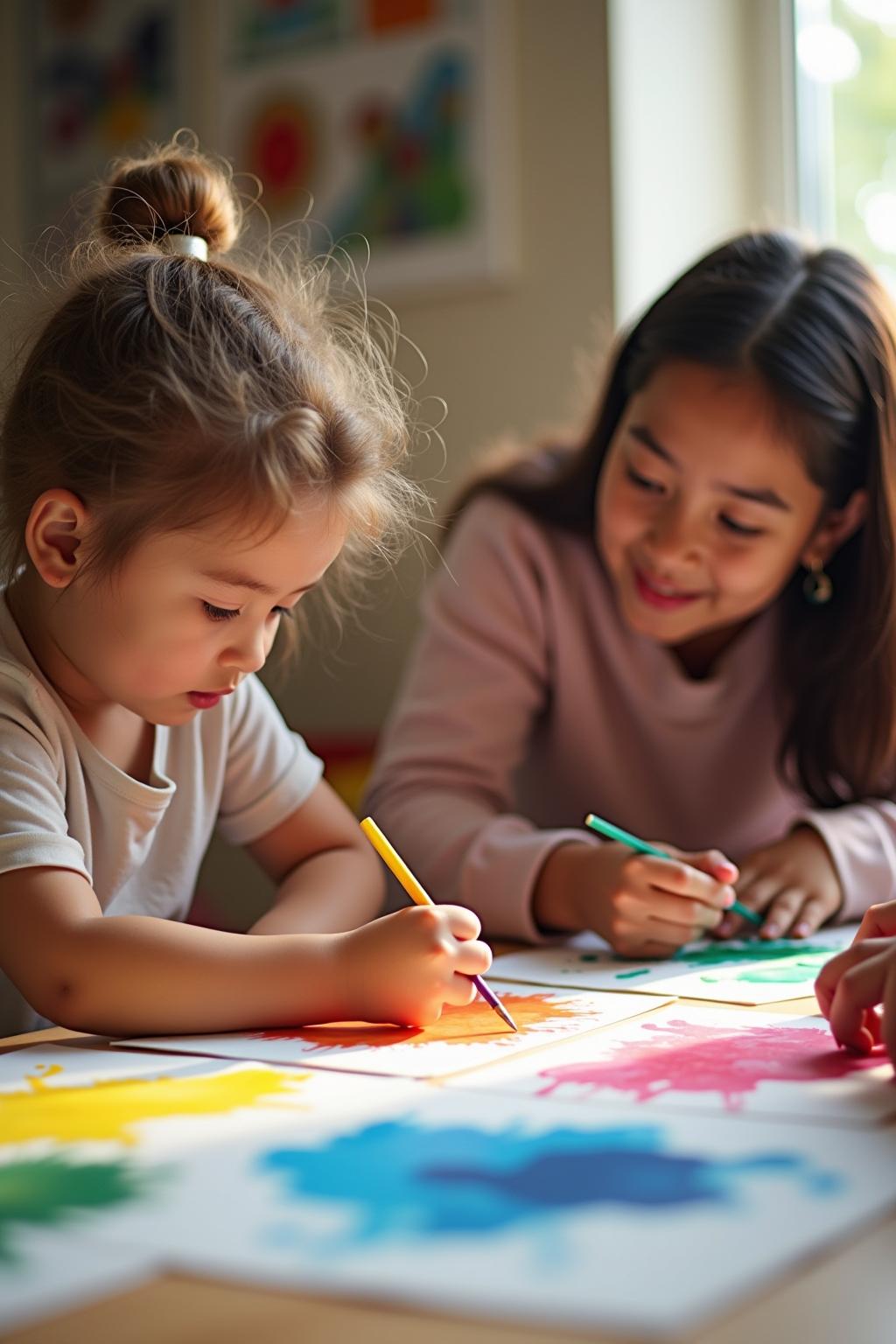 gemeinschaftsbild kindergarten outline 8