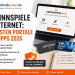 Titelbild zu Gewinnspiele im Internet mit Laptop, Geschenkbox, Gutscheinen und Tipps zum sicheren Teilnehmen
