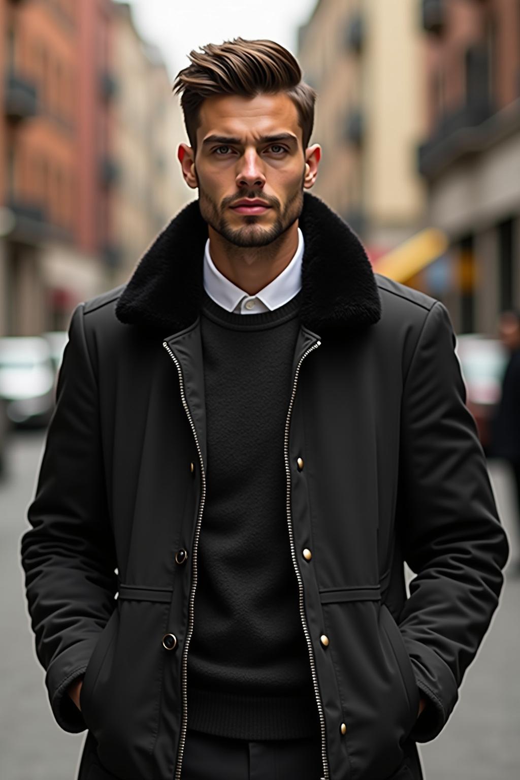 herbst jacke herren outline 1