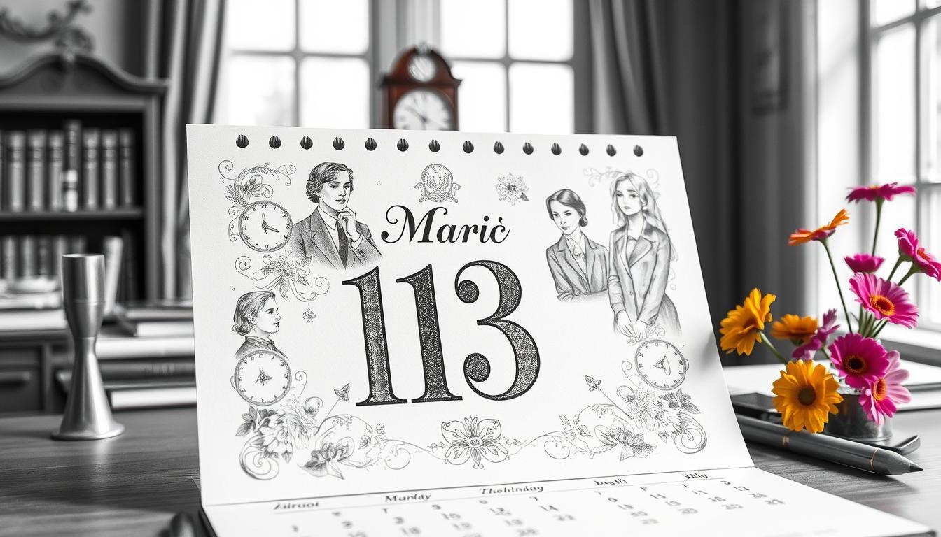 Kalenderblatt 13. März – Fakten & Geburtstage