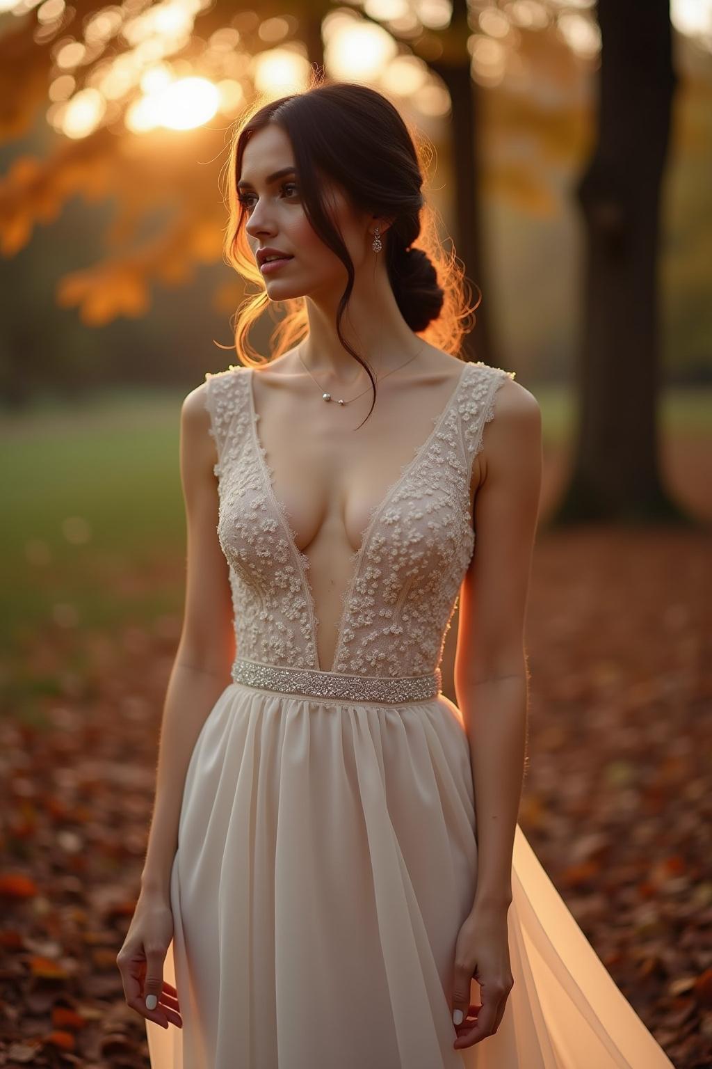 kleid hochzeitsgast herbst outline 1