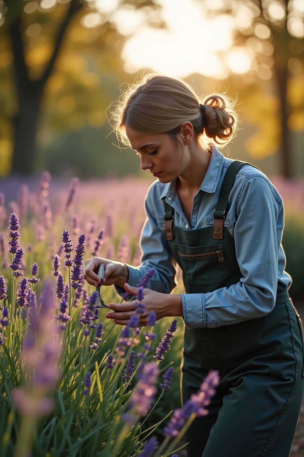 lavendel schneiden herbst outline 2
