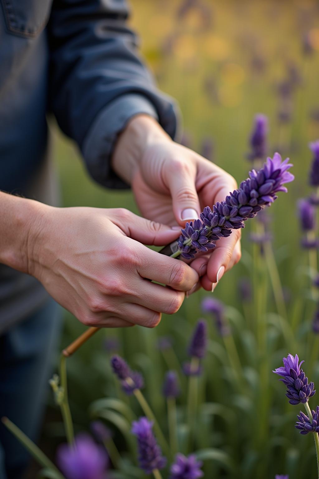 lavendel schneiden herbst outline 5