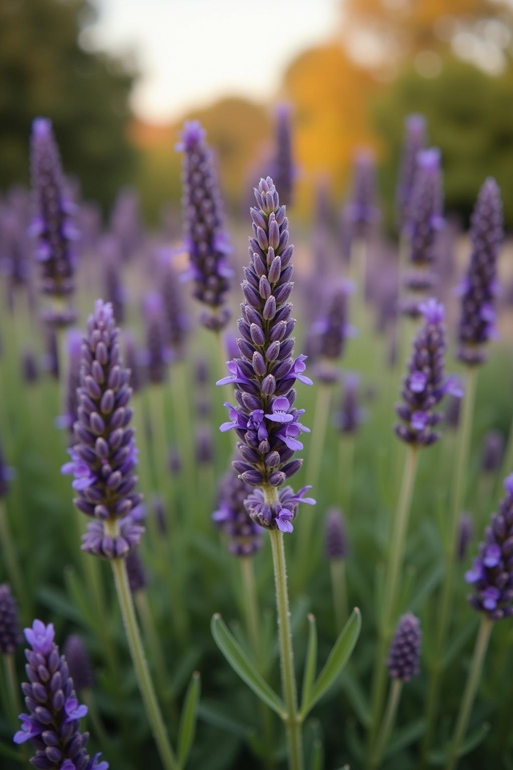 lavendel schneiden herbst outline 6